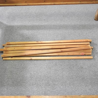 Lot 365 - A pine double bed