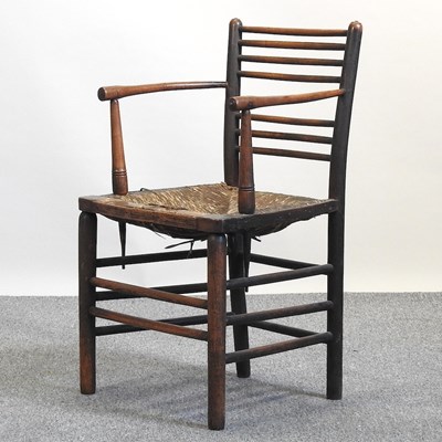 Lot 232 - A 19th century chair