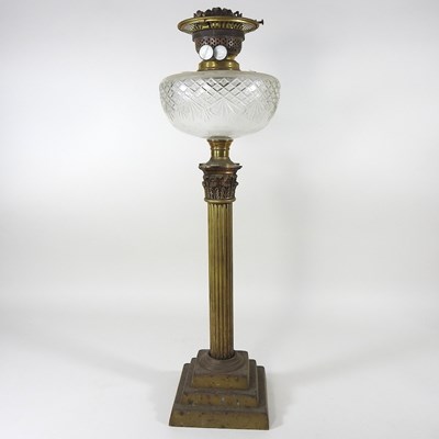 Lot 503 - An oil lamp