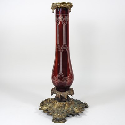 Lot 235 - A candle lamp