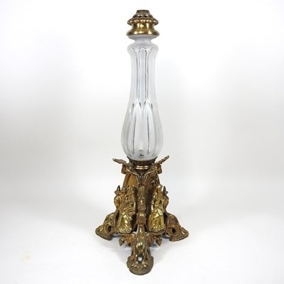 Lot 10 - A lamp base