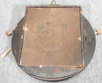 Lot 339 - A clock and barometer