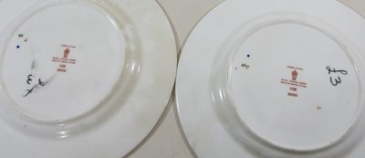 Lot 12 - Four Crown Derby plates