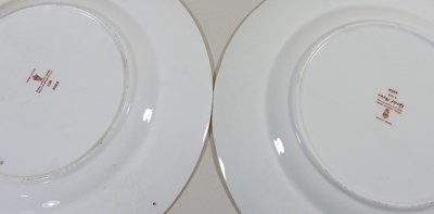 Lot 12 - Four Crown Derby plates