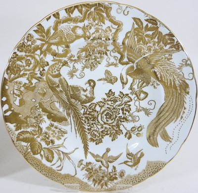 Lot 12 - Four Crown Derby plates