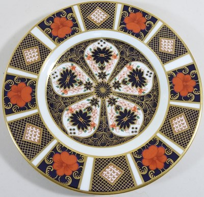 Lot 12 - Four Crown Derby plates