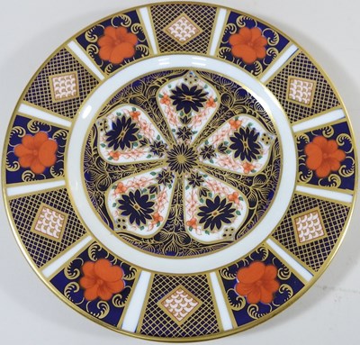 Lot 12 - Four Crown Derby plates