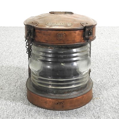 Lot 435 - A ship's lantern