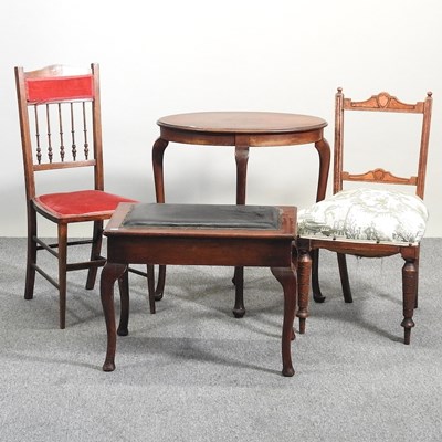 Lot 253 - A collection of furniture