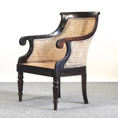 Lot 511 - A bergere chair