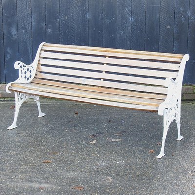 Lot 1 - A garden bench