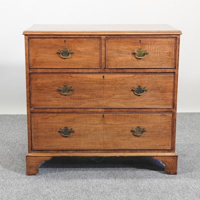 Lot 97 - A walnut chest