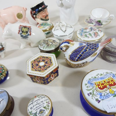 Lot 228 - Various enamel boxes