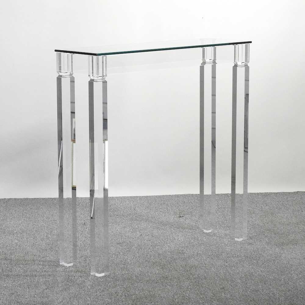 Lot 597 - A console table