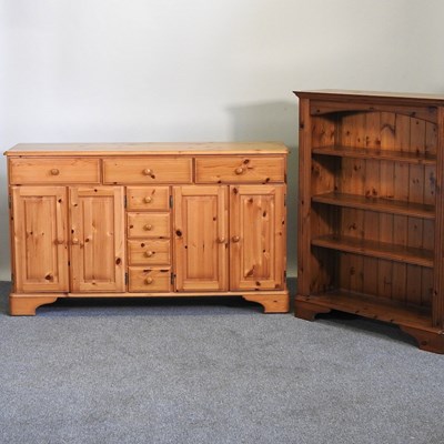 Lot 663 - A sideboard and bookcase