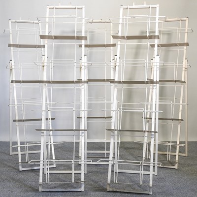 Lot 616 - Five display racks