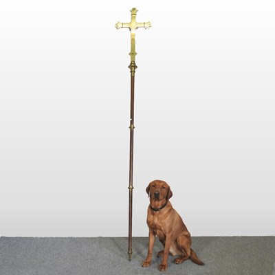 Lot 254 - A church crucifix