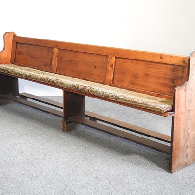 Lot 13 - A pew