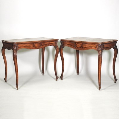 Lot 375 - A pair of tables