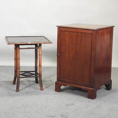 Lot 348 - A 19th century mahogany cupboard