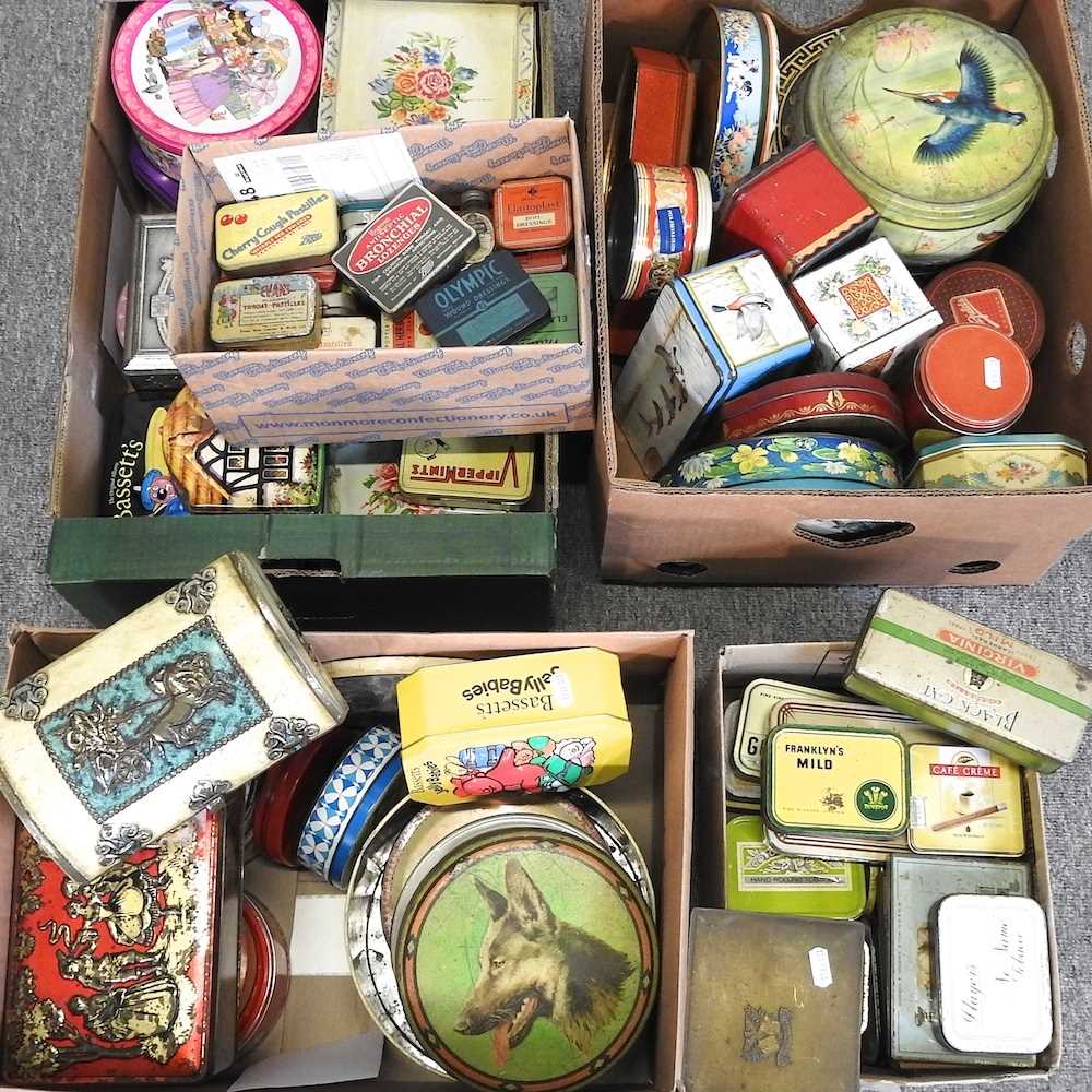 Lot 175 - A collection of tins