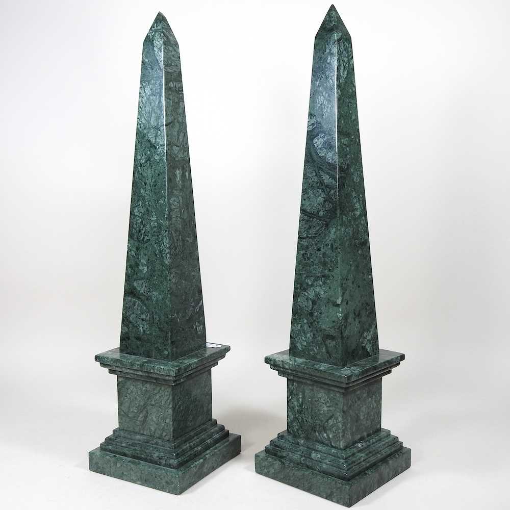 Lot 287 - A pair of obelisks