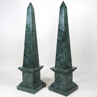 Lot 287 - A pair of obelisks