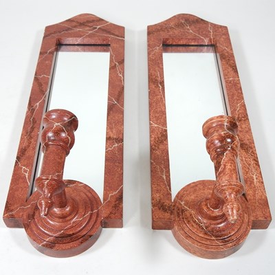 Lot 502 - A pair of sconces