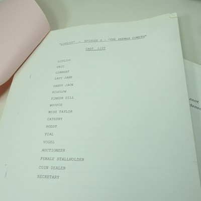 Lot 393 - A Lovejoy script