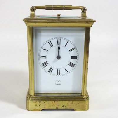 Lot 11 - A carriage clock