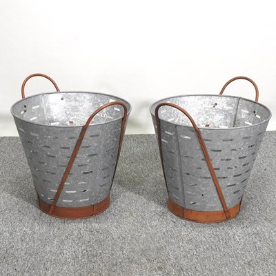 Lot 244 - A pair of buckets