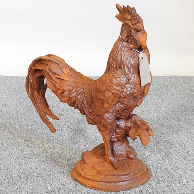 Lot 38 - A garden cockerel