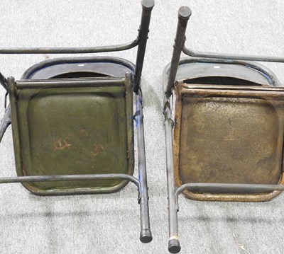 Lot 278 - Two metal folding chairs