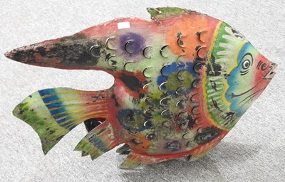 Lot 628 - A metal fish