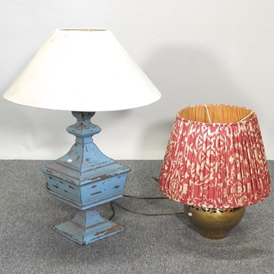 Lot 374 - Two lamps