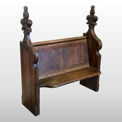 Lot 228 - A 19th century pew