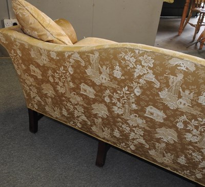 Lot 120 - A sofa