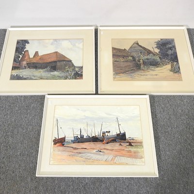 Lot 105 - Three watercolours