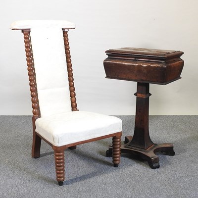 Lot 238 - A table and chair