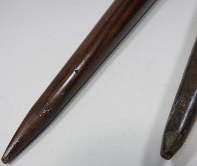 Lot 421 - Two wooden fids