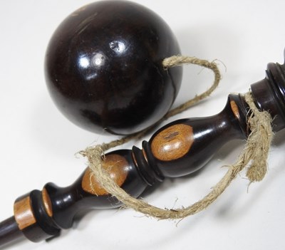 Lot 364 - A treen cup and ball