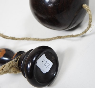 Lot 364 - A treen cup and ball