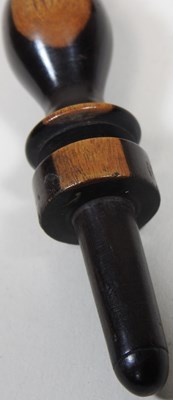 Lot 364 - A treen cup and ball