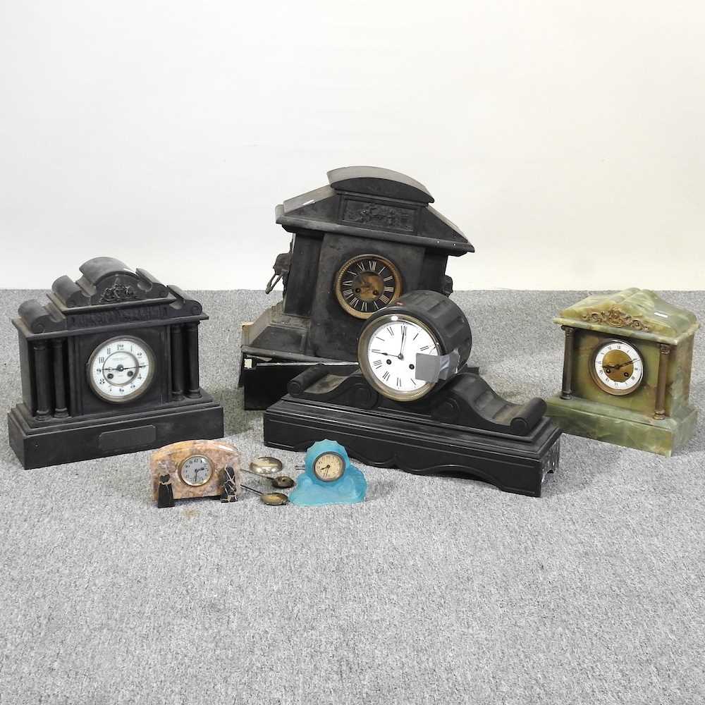 Lot 113 A collection of clocks