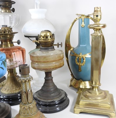 Lot 263 - Oil lamp bases