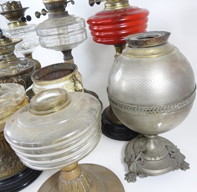 Lot 504 - Oil lamp bases