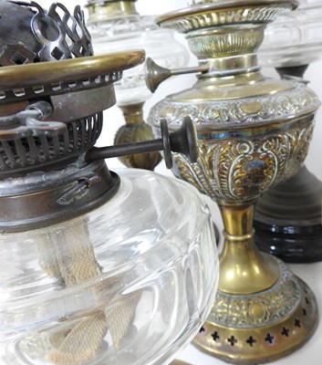 Lot 504 - Oil lamp bases