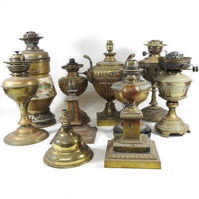 Lot 368 - Oil lamp bases