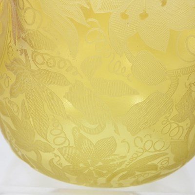 Lot 244 - A glass shade