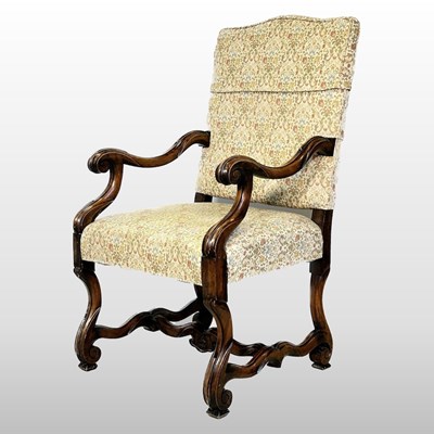 Lot 342 - A French armchair